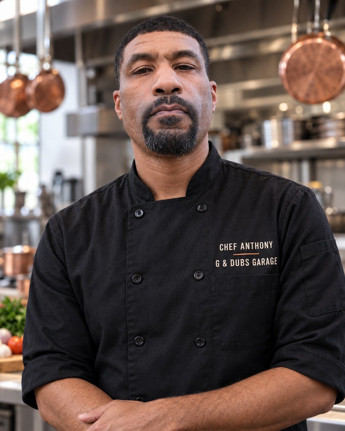 Chef Anthony in the G & Dubs kitchen